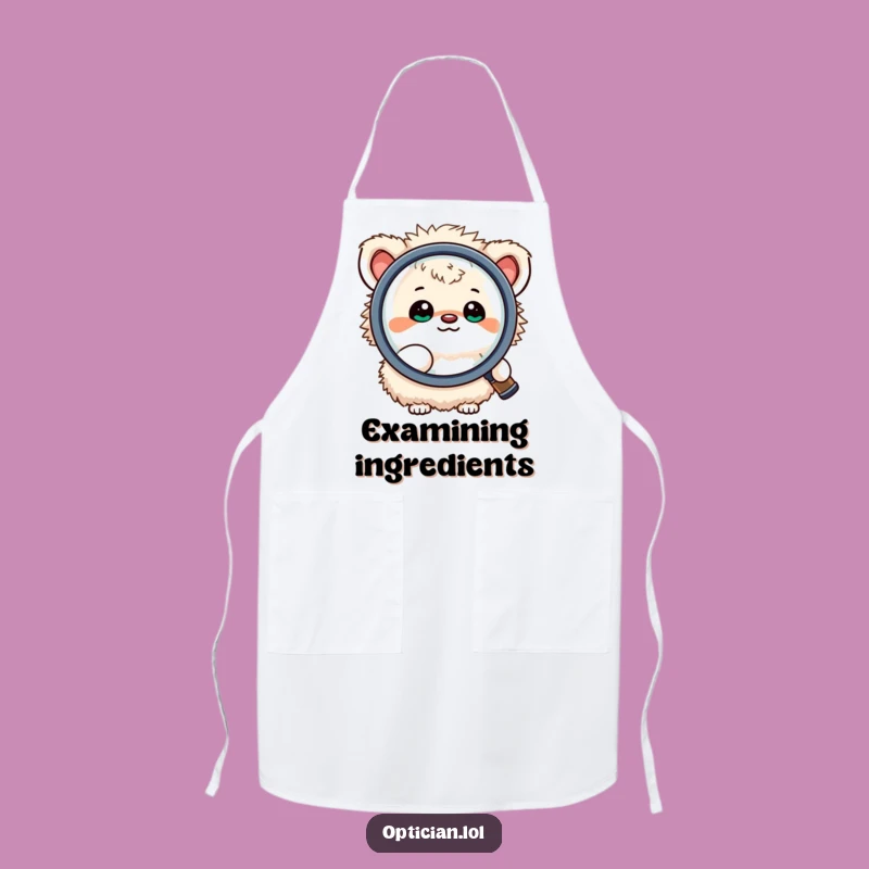 Funny Detective Creature Apron: Investigate Your Kitchen with Humor