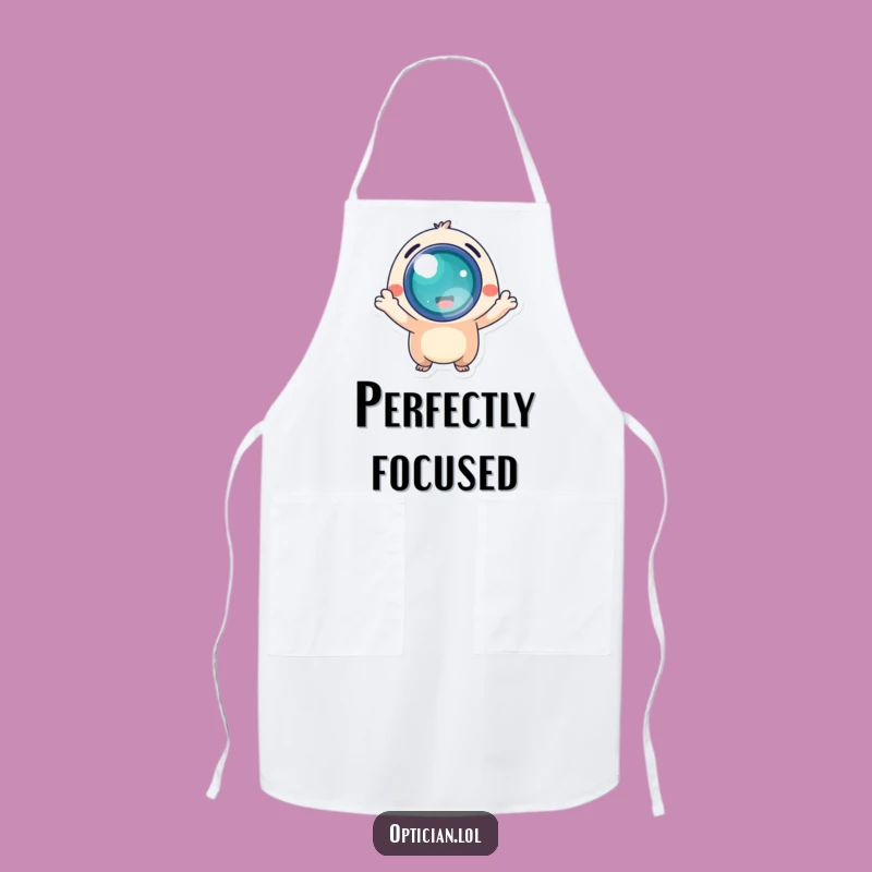 Funny Creature Lens Kitchen Apron - Hilarious Apron for Bright Cooks