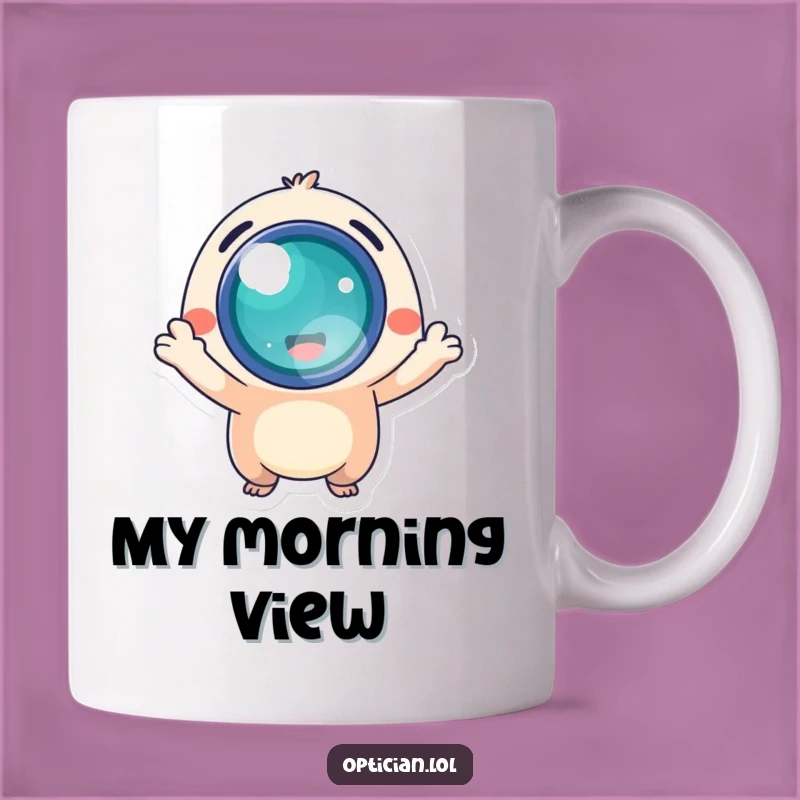 Funny Creature Lens Mug - Bright & Hilarious Gift for Optimists