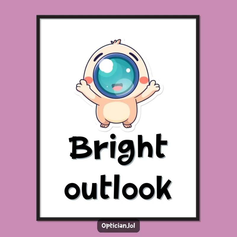 Funny Creature Lens Digital Art - Bright & Hilarious Instant Download