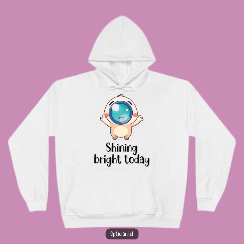 Funny Creature Lens Hoodie - Cozy & Bright Gift for All