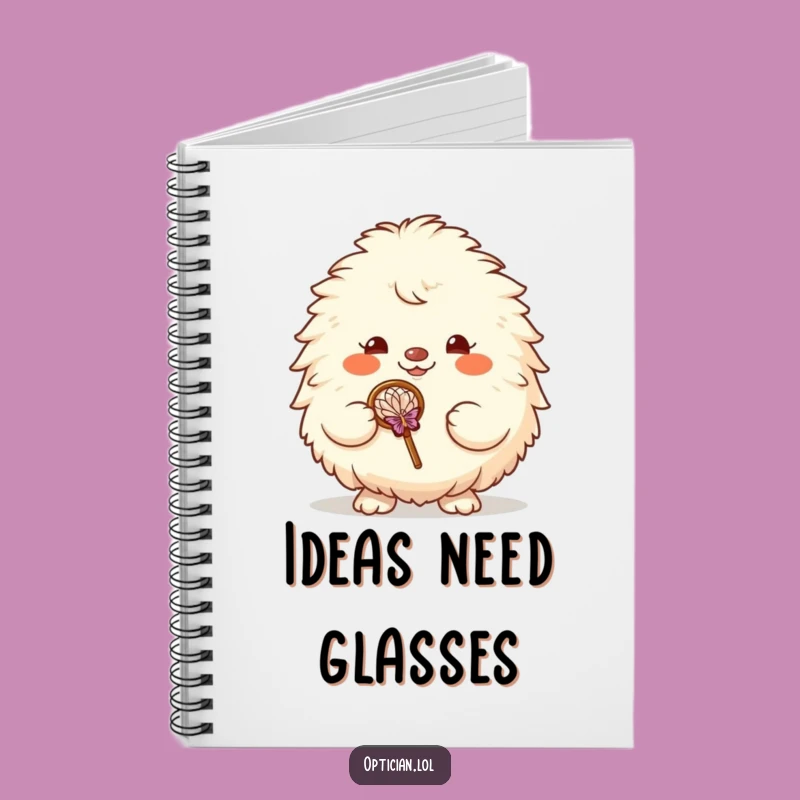 Funny Fluffy Creature Notebook - Hilarious Journal for Ideas & Notes